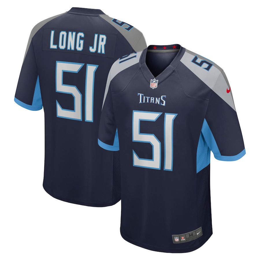 Men Tennessee Titans #51 David Long Jr Nike Navy Game NFL Jersey->tennessee titans->NFL Jersey